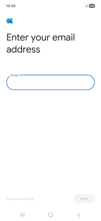 Press the field below 