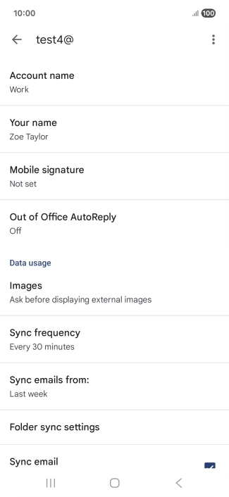 Press Account name and key in the required name.