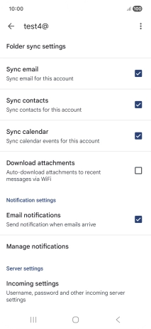 Press the field next to 