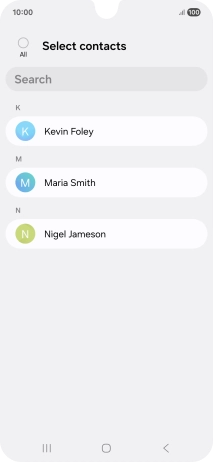 Press the field above 