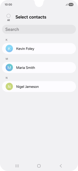 Press the field above 