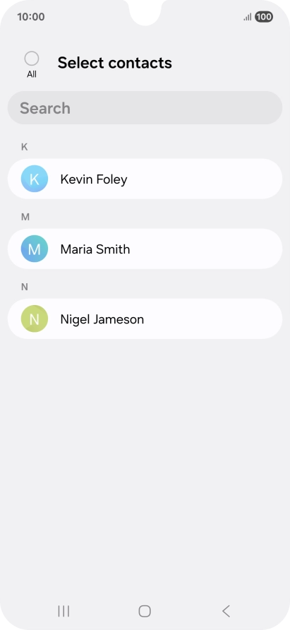 Press the field above 