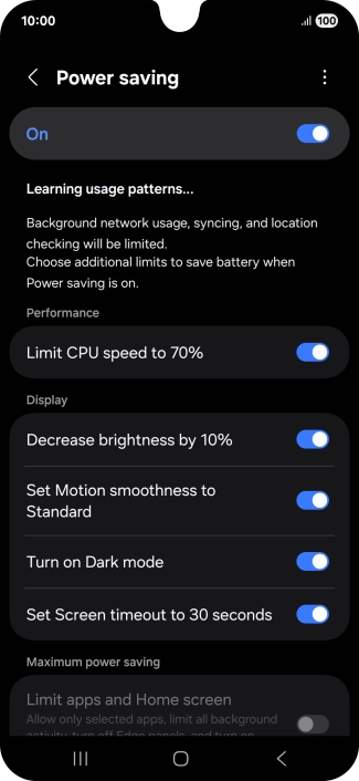 Press the Home key to return to the home screen.