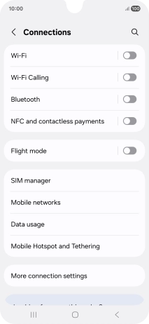 Press Data usage. Press Data usage.