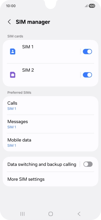 Press the required price plan.