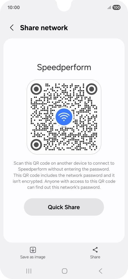 Place the QR code inside the camera frame on the other device to scan the code.