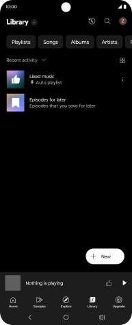 Press the drop down list.