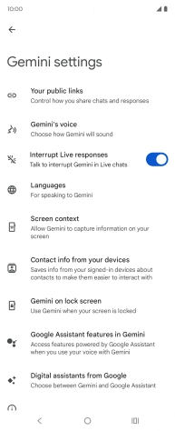 Press Digital assistants from Google. Press Digital assistants from Google.