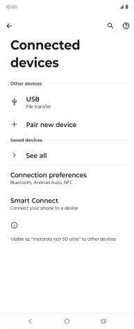 Press Connection preferences.