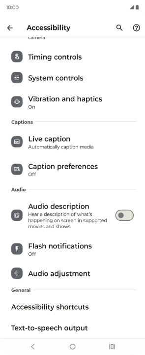 Press the required category below 