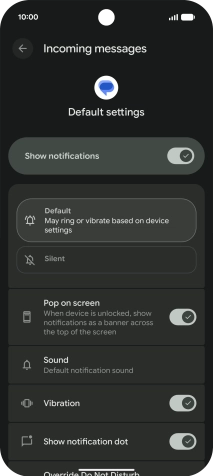 Press Sound and go to the required folder.