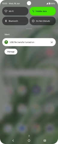 Press the drop down list. Press the drop down list.