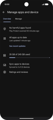 Press Manage. Press Manage.
