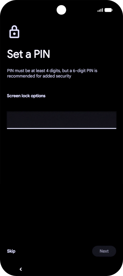 Press Skip. Press Skip.