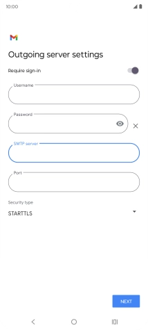 Press the field below 