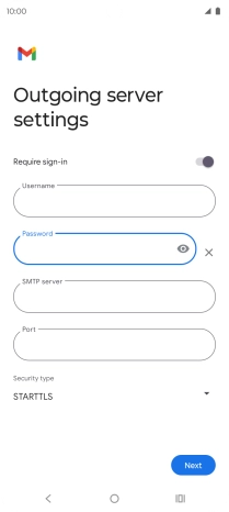 Press the field below 