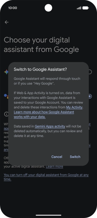 Press Switch. Press Switch.