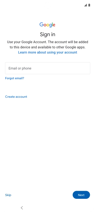 Follow the instructions on the screen to finish the activation.