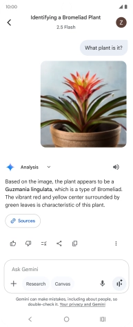 Follow the instructions on the screen to type or speak the required question. You can also attach pictures or documents and ask questions to them. Follow the instructions on the screen to type or speak the required question. You can also attach pictures or documents and ask questions to them.