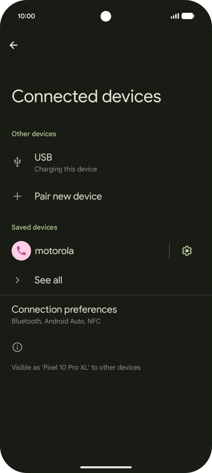 Slide your finger upwards starting from the bottom of the screen to return to the home screen.