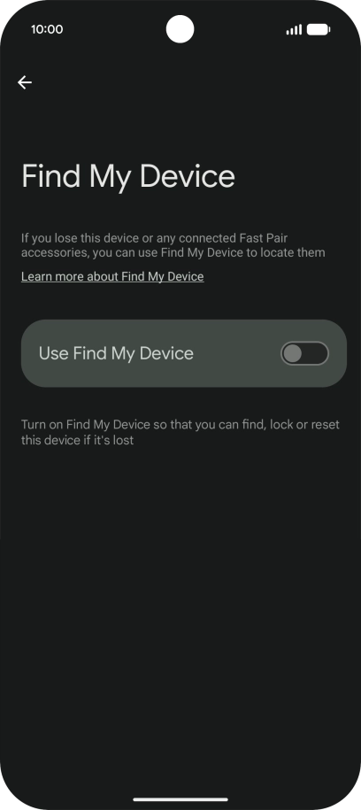 Press the indicator next to Press the indicator next to