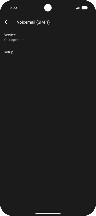 Press Setup. Press Setup.