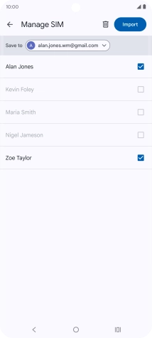 Press the drop down list next to 