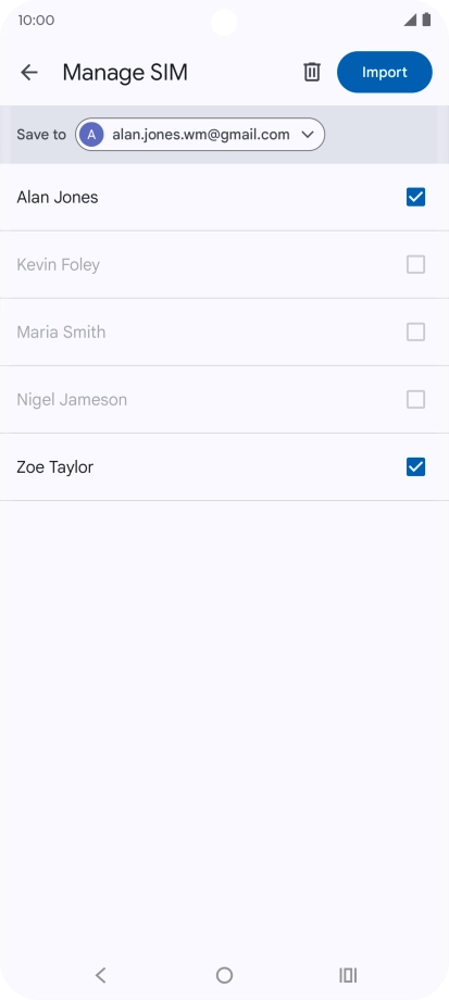 Press the drop down list next to 