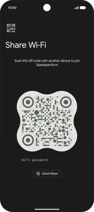 Place the QR code inside the camera frame on the other device to scan the code. Place the QR code inside the camera frame on the other device to scan the code.