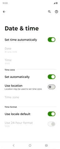Press the Home key to return to the home screen.