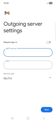 Press the field below 