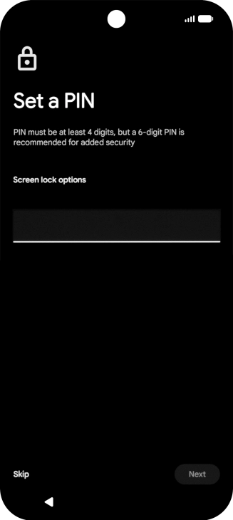 Press Skip. Press Skip.