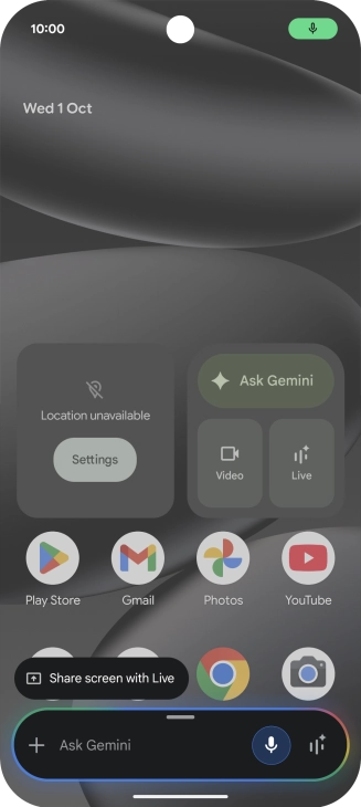 Say, in your own words, what you would like your phone to do, e.g.: OPEN [application], CALL [contact], SEARCH FOR [information]. It's not necessary to use a specific command for each function.