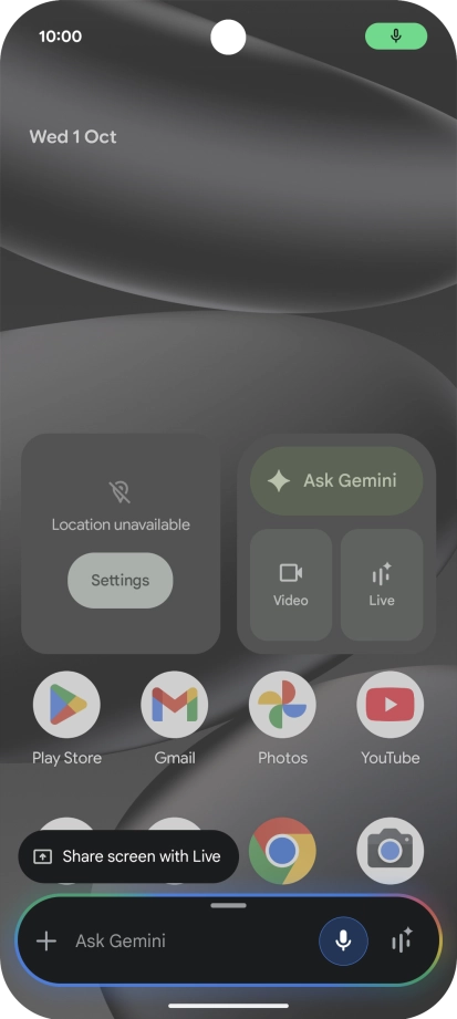 Say, in your own words, what you would like your phone to do, e.g.: OPEN [application], CALL [contact], SEARCH FOR [information]. It's not necessary to use a specific command for each function.