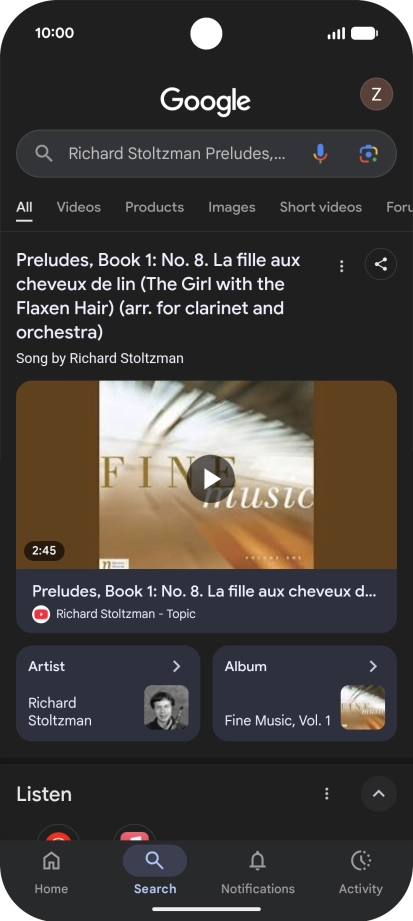 Follow the instructions on the screen to use the search results. Follow the instructions on the screen to use the search results.