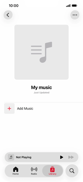 Press Add Music.