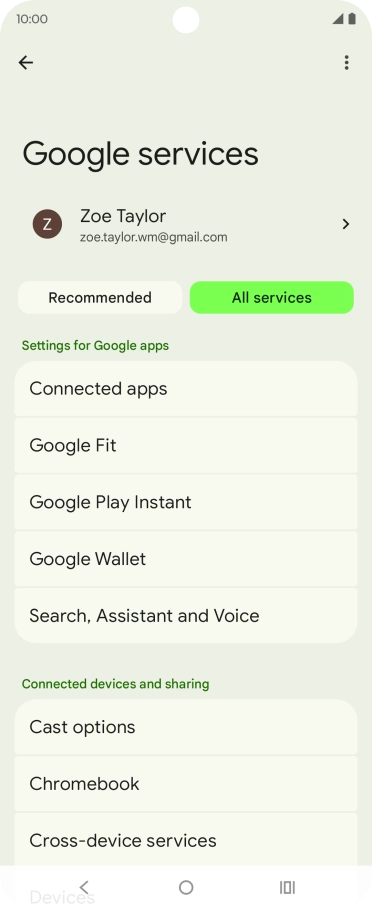 Press Search, Assistant and Voice. Press Search, Assistant and Voice.