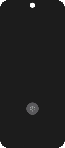 Place your finger on the fingerprint sensor to unlock your phone. Place your finger on the fingerprint sensor to unlock your phone.