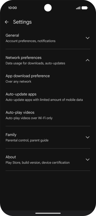 Press Auto-update apps.