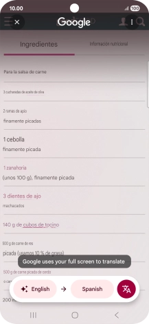 Follow the instructions on the screen to select the required language settings and use the function.