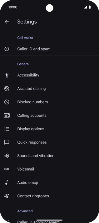 Press Calling accounts. Press Calling accounts.
