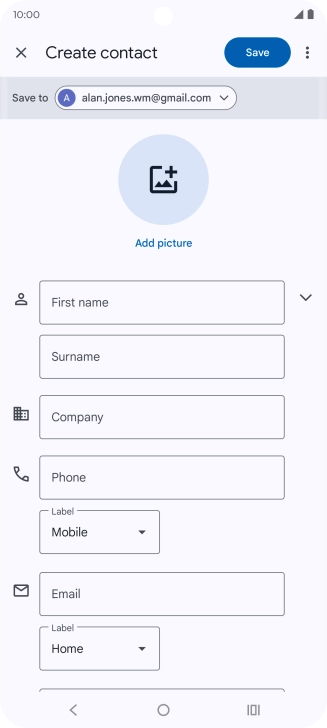 Press the drop down list next to Press the drop down list next to