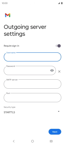 Press the field below 