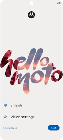 Press the field next to the language icon.