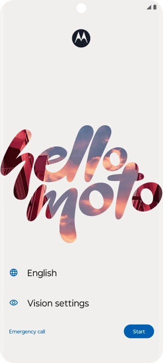 Press the field next to the language icon.