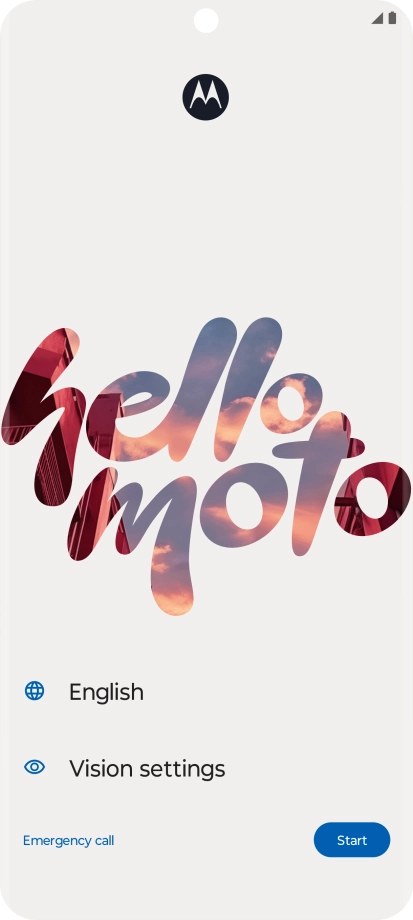 Press the field next to the language icon.