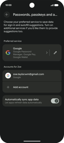 Slide your finger upwards starting from the bottom of the screen to return to the home screen.