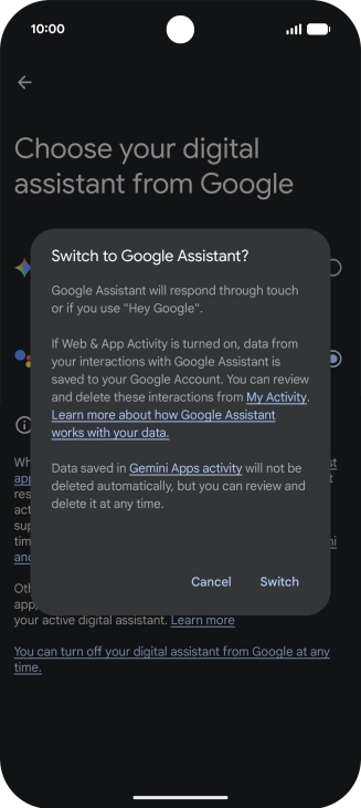 Press Switch. Press Switch.