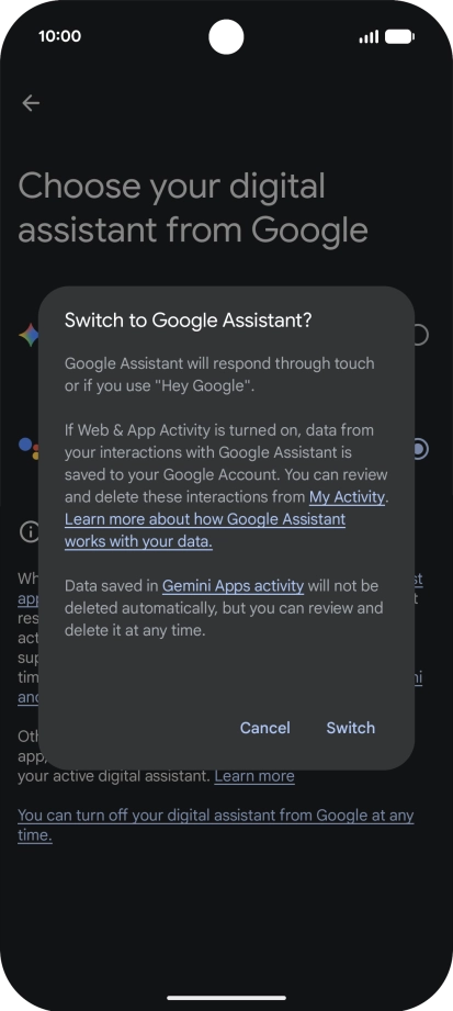 Press Switch. Press Switch.