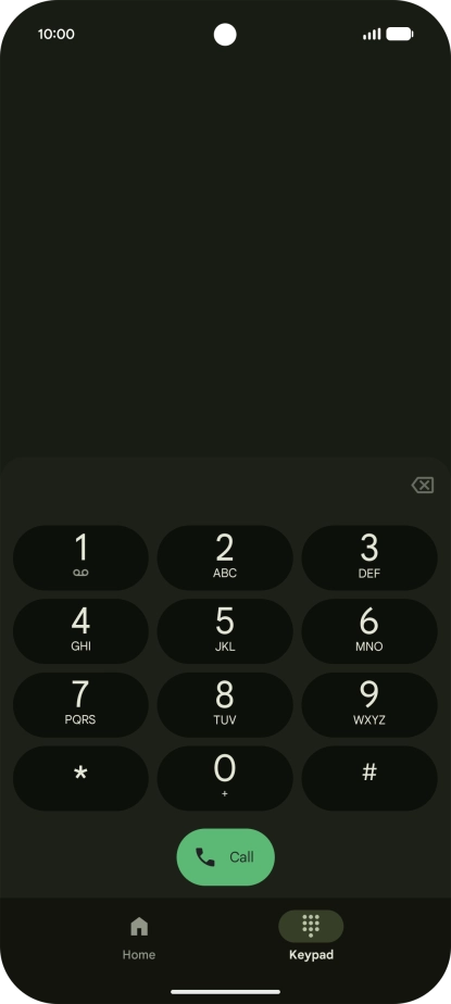 Press and hold number key 1 to call voicemail. Follow the instructions to listen to your messages.